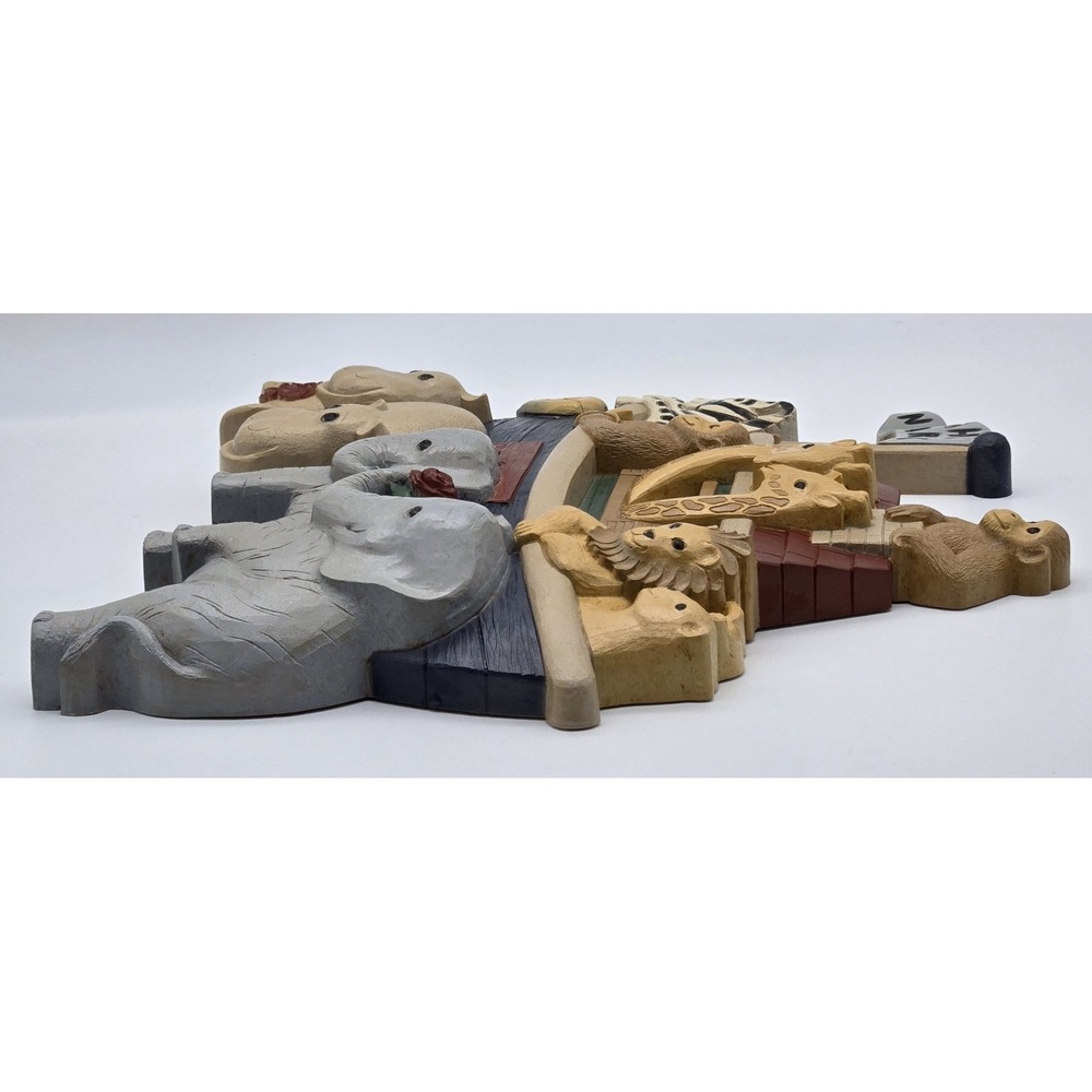 Home Interior Gifts Noahs Ark Wall Plaque Nursery Child Room USA Made Decor - Picture 3 of 9